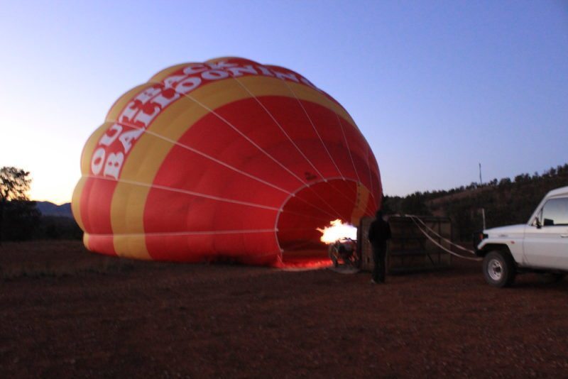 Hot Air Ballooning in the Flinders