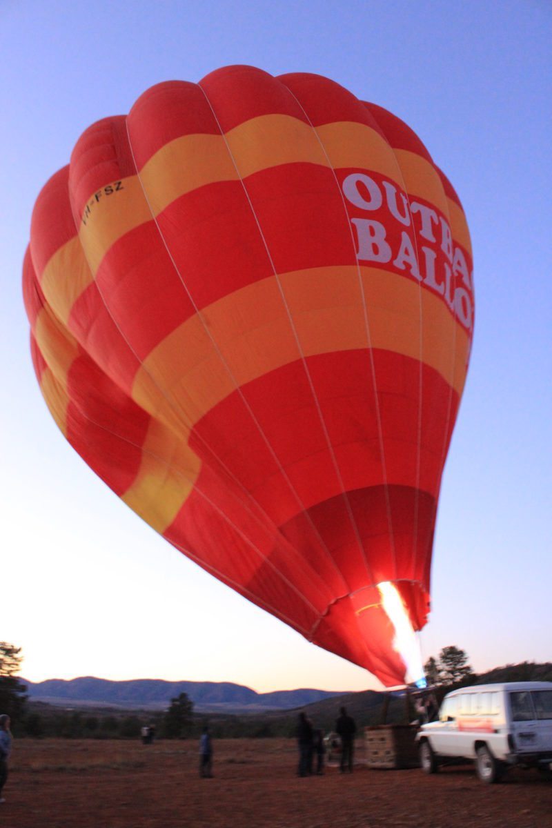 Hot Air Ballooning in the Flinders