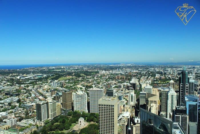 A View from up High at Sydney Tower Eye
