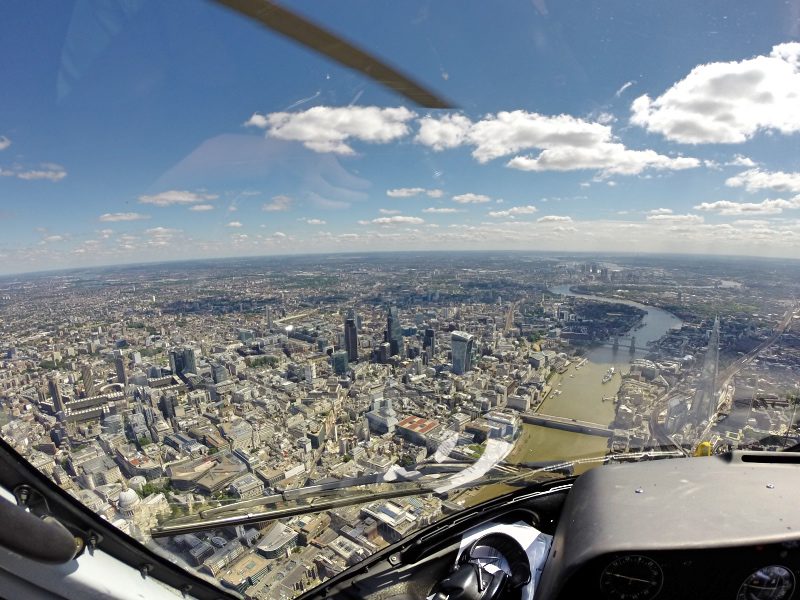 The best way to see London with The London Helicopter