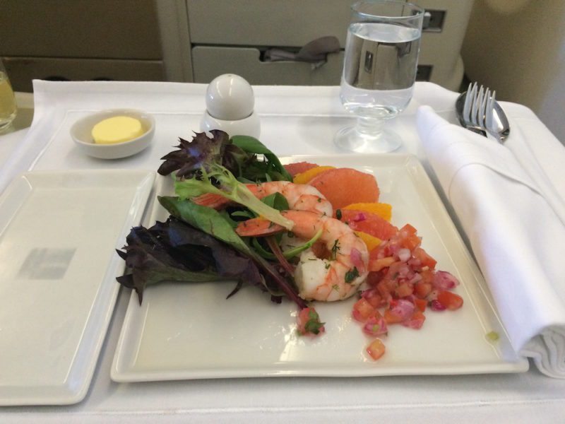 Food goodies via Business Class on Singapore Airlines Adelaide to Beijing via Singapore