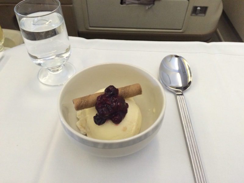 Food goodies via Business Class on Singapore Airlines Adelaide to Beijing via Singapore