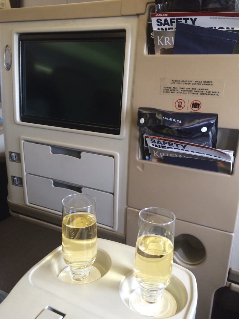 Business Class seats for Singapore Airlines Adelaide to Beijing via Singapore