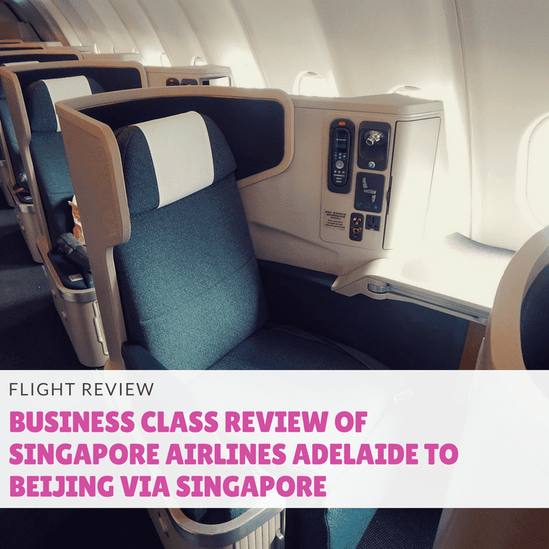 Business Class review of Singapore Airlines – Guangzhou to Singapore