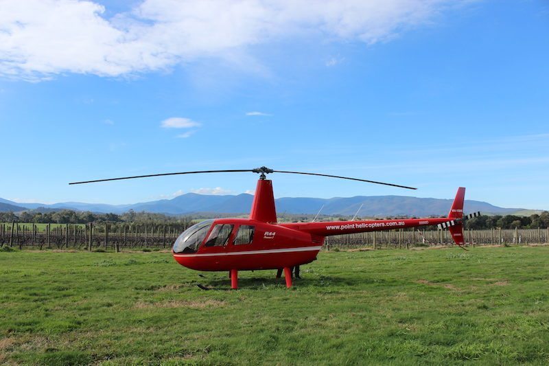 Helicopter tour of Yarra Valley in Victoria
