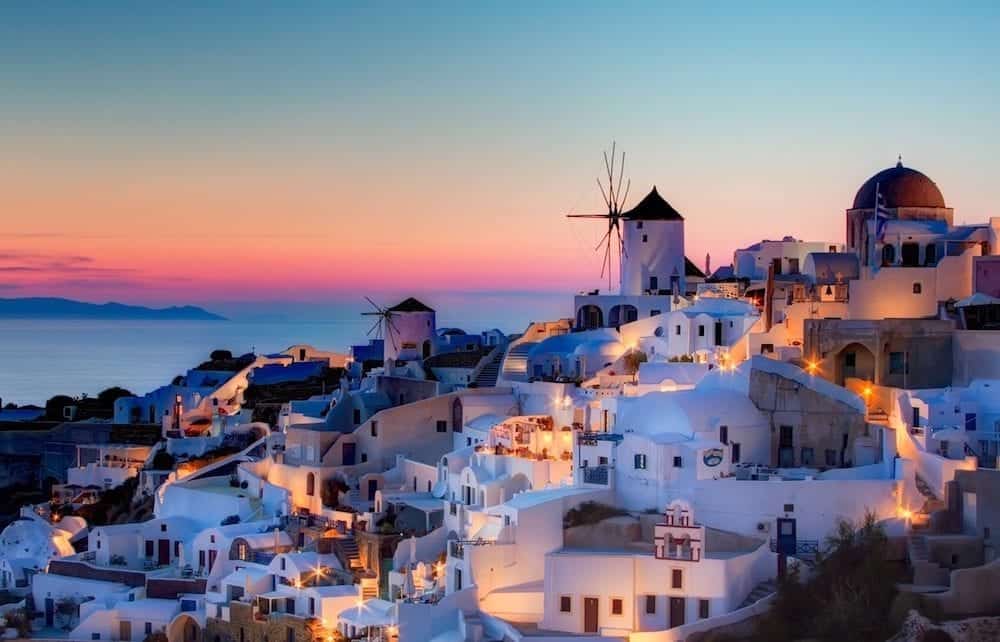 Santorini Greece Romantic Weeding Honeymoon Island Love Sea