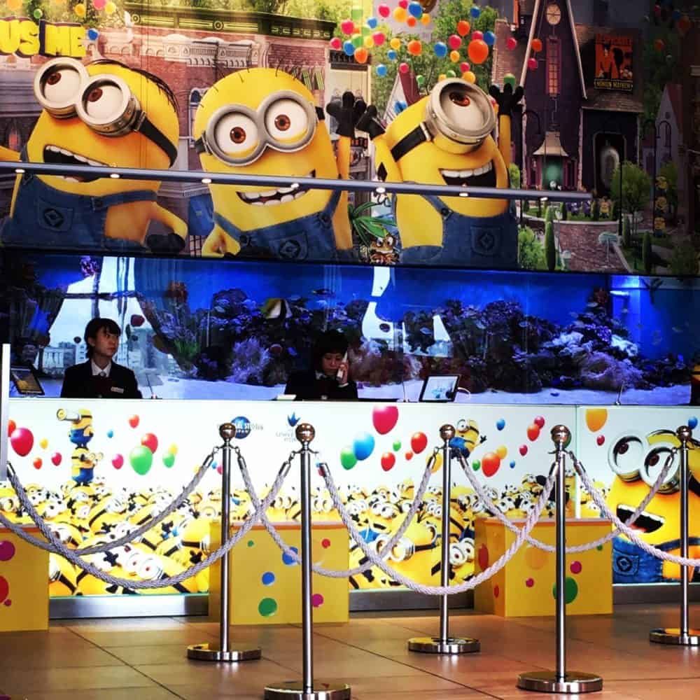 Hotel Universal Port (This hotel offers Minion featured rooms!)