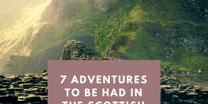 7 Adventures to Be Had in The Scottish Highlands. If you want an adventure, breathe some fresh air and unwind, head to the Scottish Highlands. This is one of the most spectacular sceneries around the UK. They have everything you want, from mountains, to the coastline, and some deep beautiful lochs (and yes, Loch Ness is in the Highlands). You can even enjoy some of the best whisky in the world when you visit.