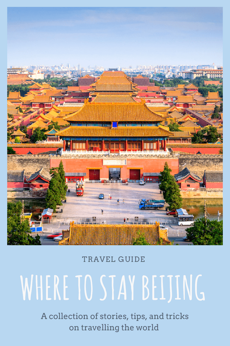 Where to stay Beijing China - Quick and Easy Guide. The sheer size of Beijing means that there is a wide variety of things to do, places to see and places to stay. Beijing is rich in culture and history and several popular areas of the city reflect this, such as Qianmen and Wangfujing.