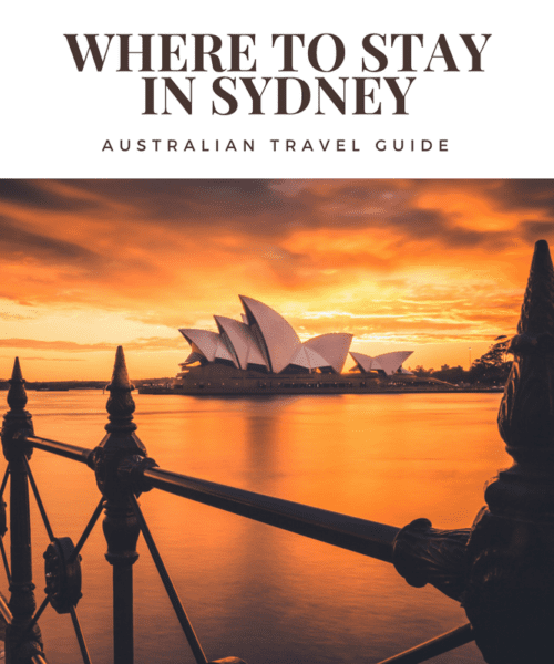 Where to stay in Sydney and the Surrounding areas