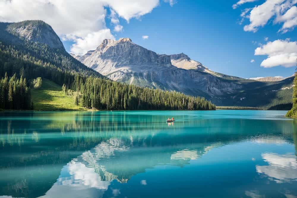 Emerald Lake in Yoho National Park BC