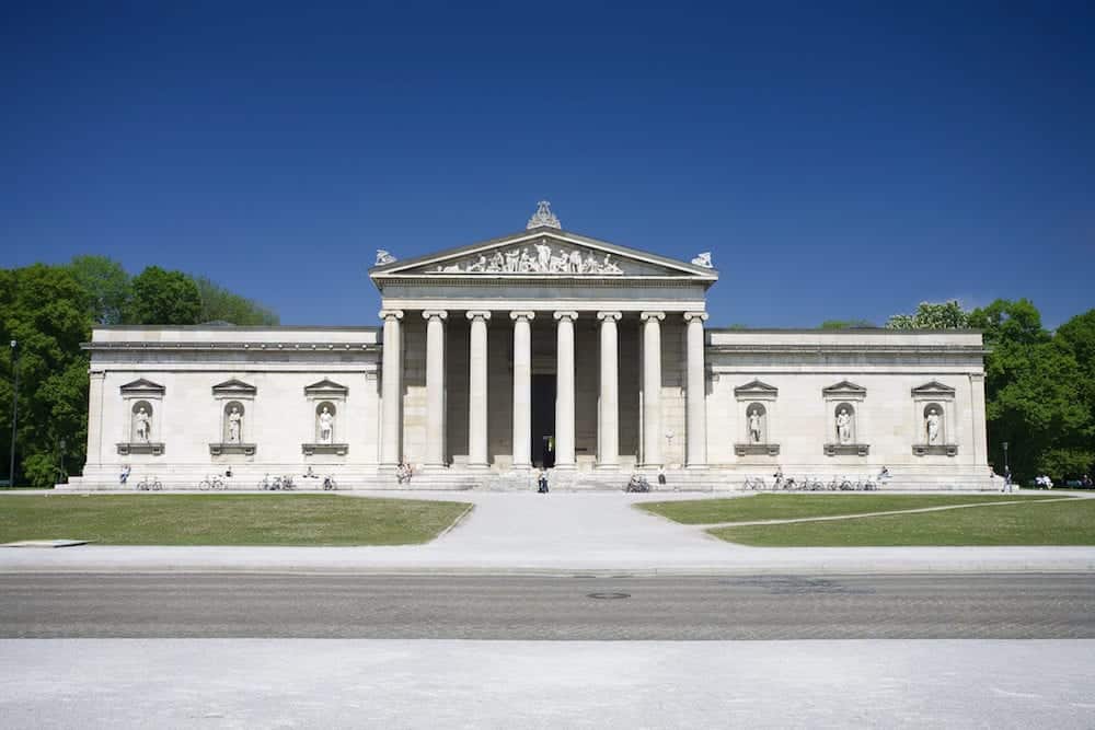 The Glyptothek in Munich Germany home of Greek and Roman antiquities.