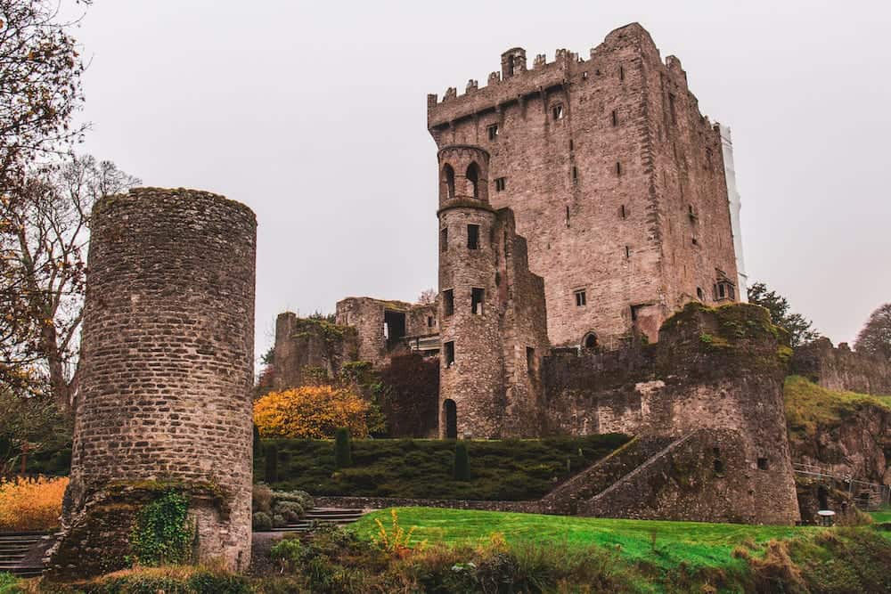 Blarney, Ireland - Blarney Castle, a medieval stronghold in Blarney, near Cork, Ireland, and the River Martin.