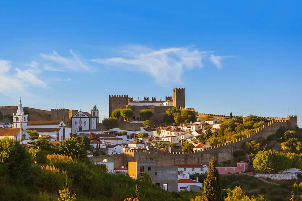 Town Obidos - Portugal - architecture background
