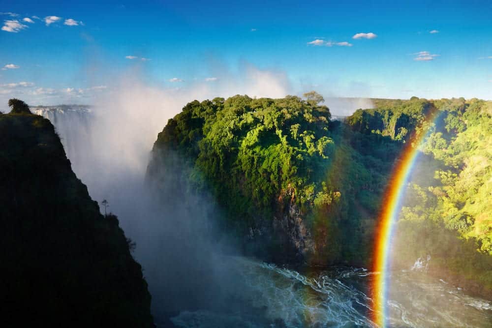 Zambezi river and Victoria Falls, Zimbabwe, Africa