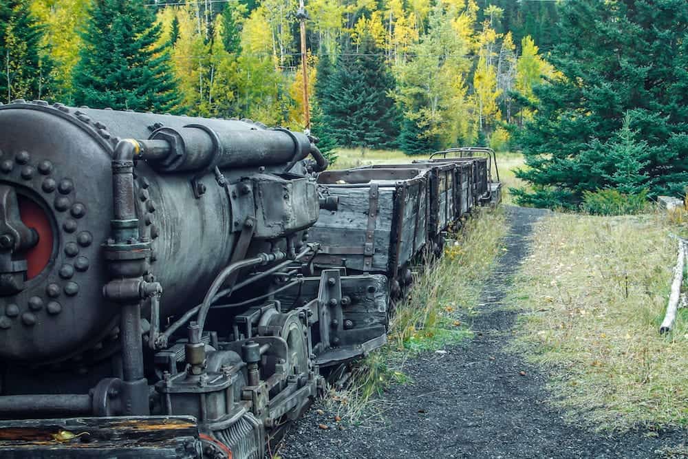 Lower Bankhead, coal mine ghost town, Banff National Park, Alberta, Canada