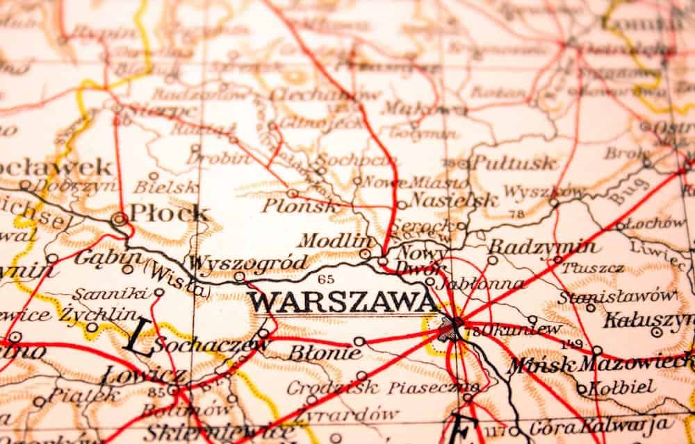 Warsaw capital of Poland the way we looked at it in 1949.