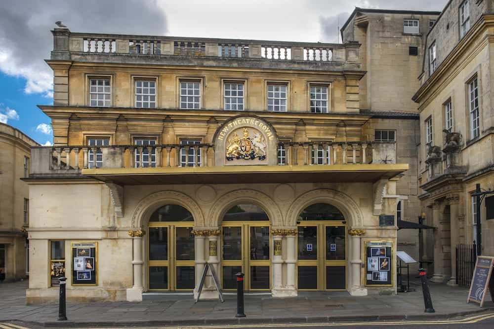 BATH, ENGLAND - The New Theatre Royal in Bath, Somerset, England, is over 200 years old, with capacity for an audience of around 900