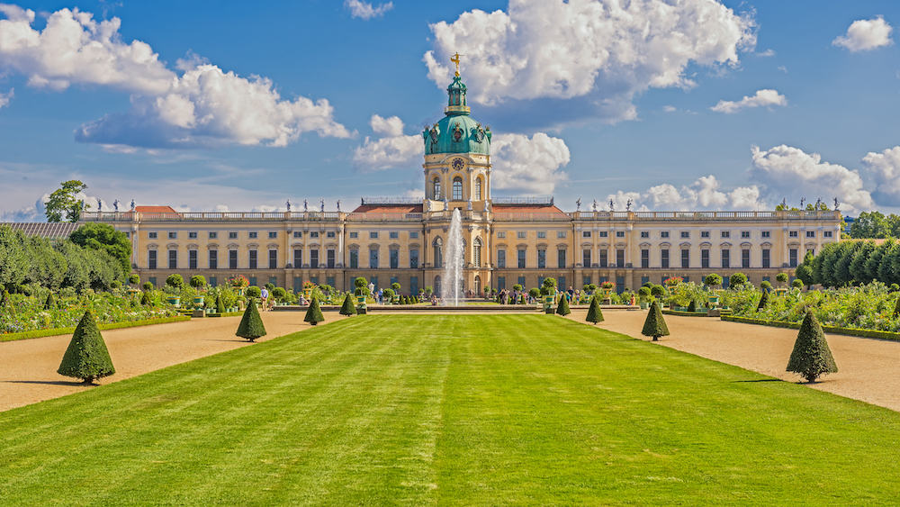 Schloss Charlottenburg also known as Charlottenburg Palace with garden in Berlin. It is the largest palace and the only surviving royal residence in the city.