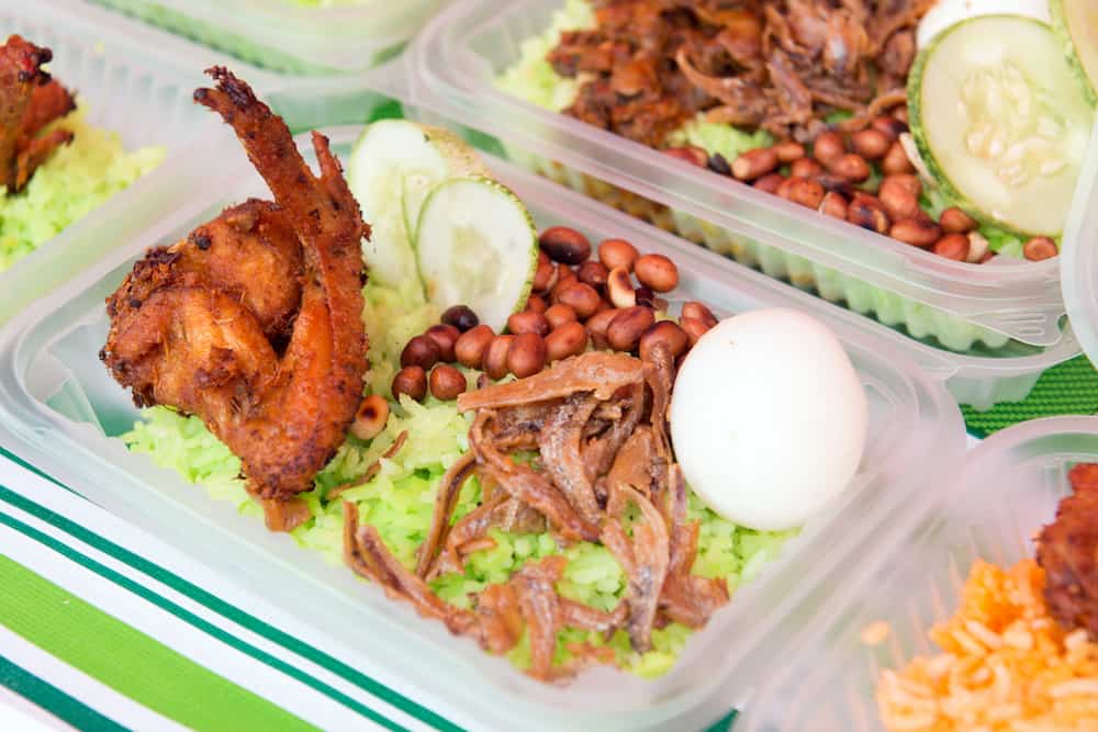Nasi Lemak is a commonly found food in Malaysia, Brunei and Singapore. It is also an unofficial national food in Malaysia.