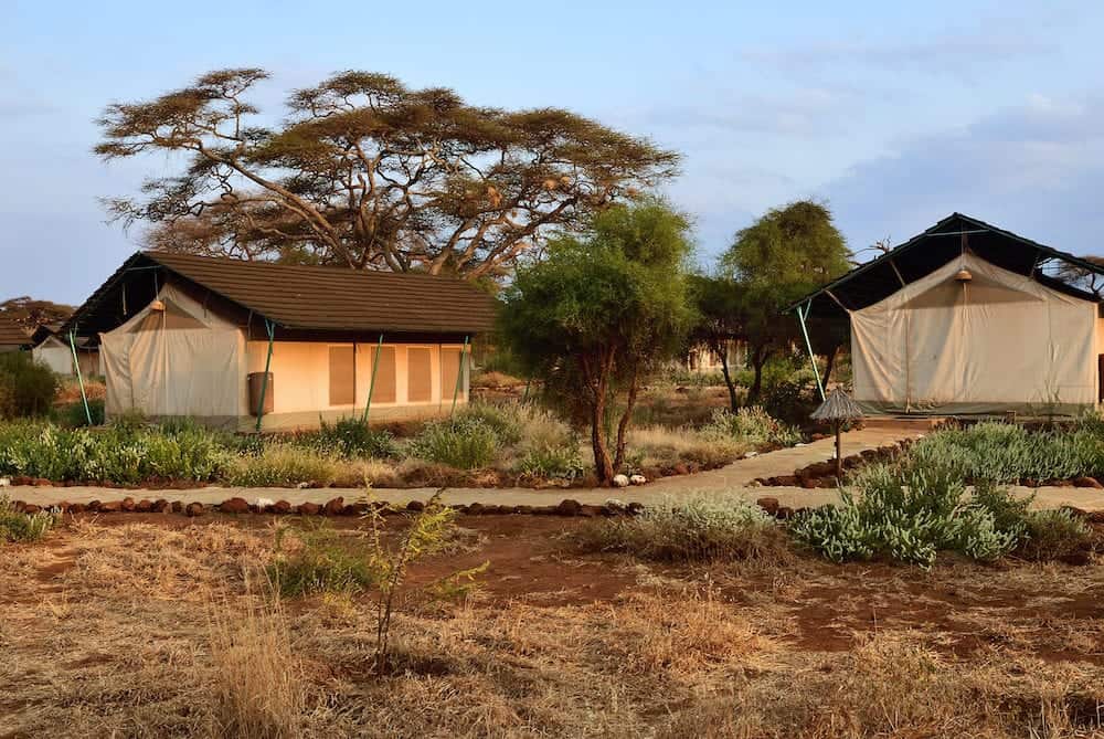 Amboseli Kenya - Accommodation units in Sentrim Amboseli Tented Camp Luxury Lodge one from the most popular place to stay during safari