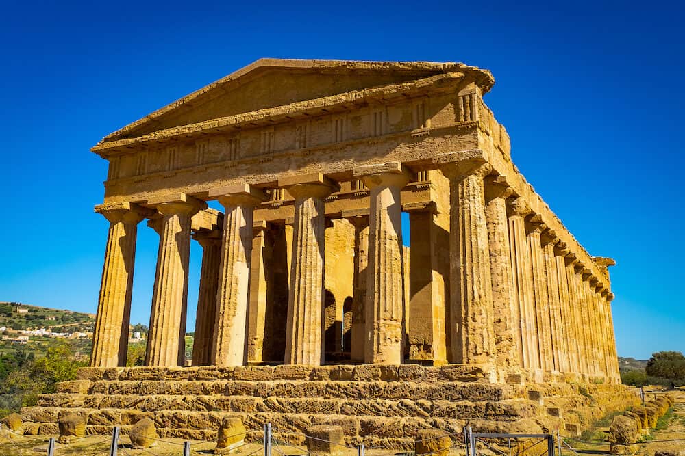 Valley of the Temples, The Temple of Concordia, ancient Greek Temple, Agrigento