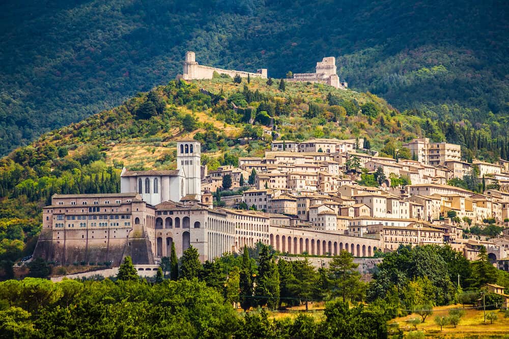 Panorama of Assisi - Province of Perugia, Umbria Region, Italy, Europe