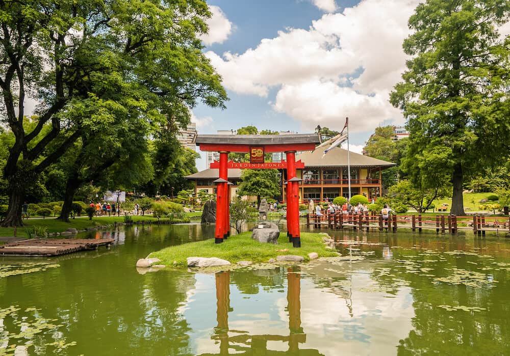 Buenos Aires, Argentina - Japanese garden in Buenos Aires, Argentina