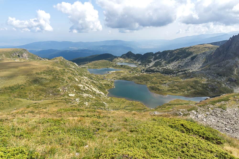 Bulgaria, Kyustendil region, Rila, Rila Mountains, Lake, Mountain Lakes, The Seven Rila Lakes, Seven Rila Lakes, Rila Lakes, Mountain, Recreation, Tourism, Water, Nature, Trail, Route, outdoor, bush, clear, green, travel, view, destination, sunny, scenery