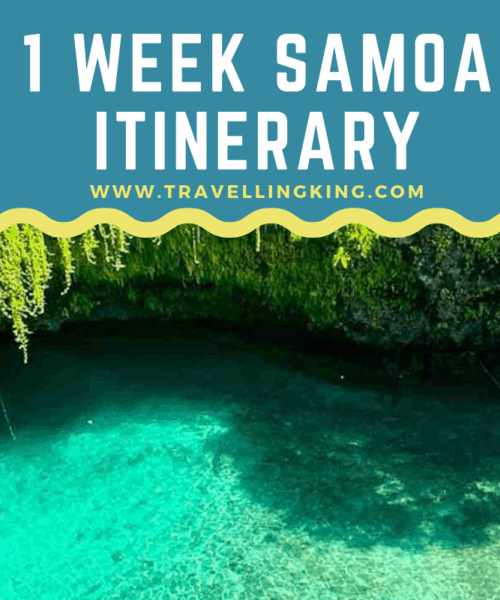 1 Week Samoa Itinerary