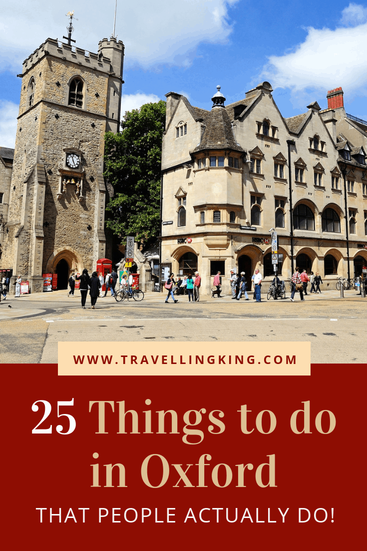 25 Things to do in Oxford - That People Actually Do !