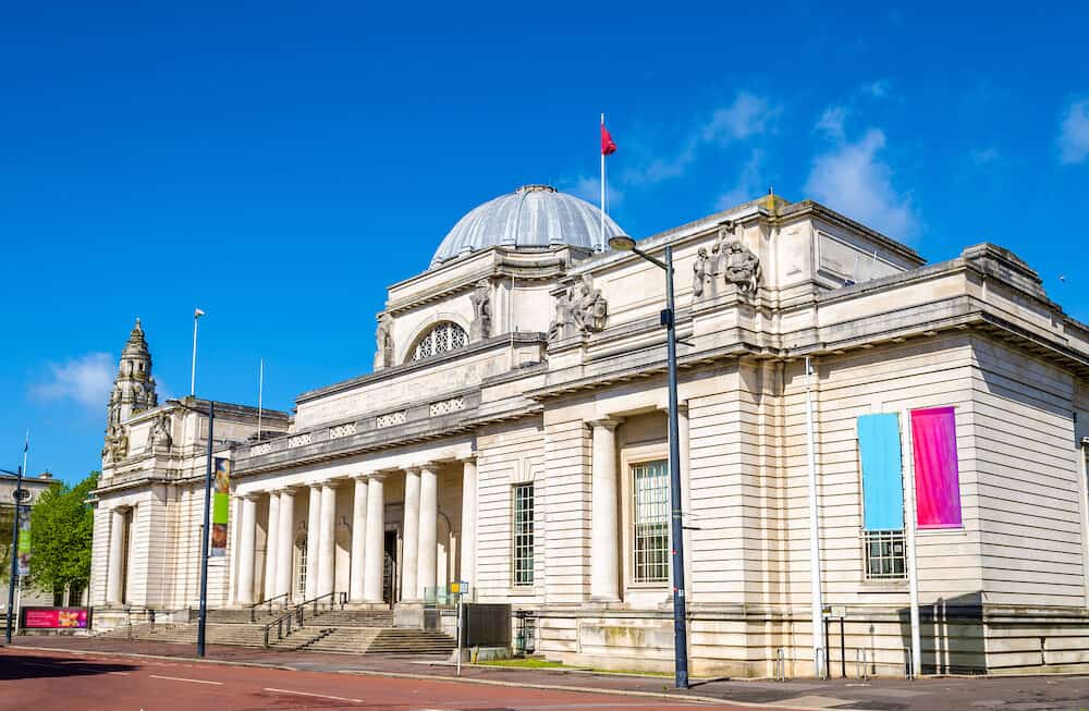 National Museum of Wales in Cardiff Great Britain