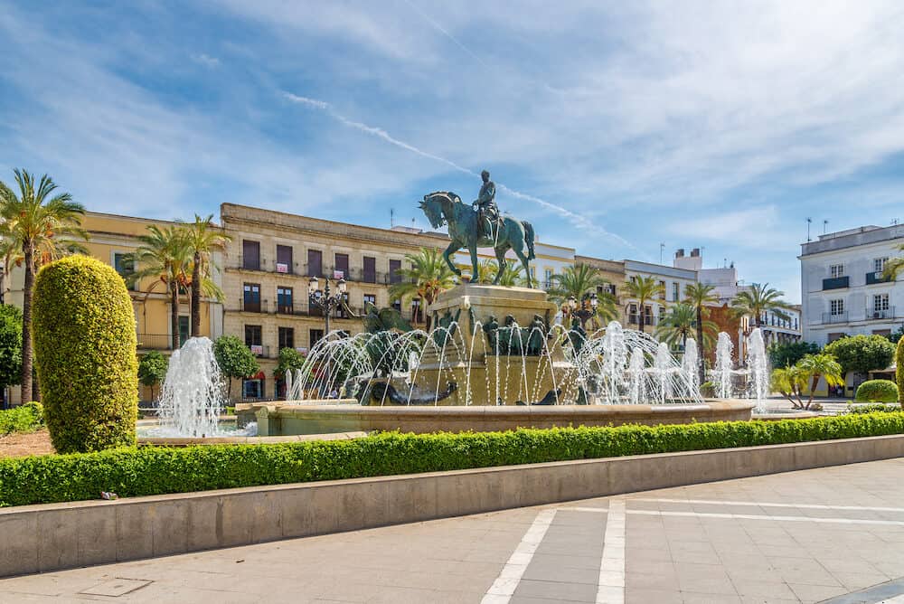 JEREZ DE LA FRONTERA,SPAIN - - At the Arenal place in Jerez de la Frontera. Jerez is known as the city of flamenco sherry horses and motorcycles.