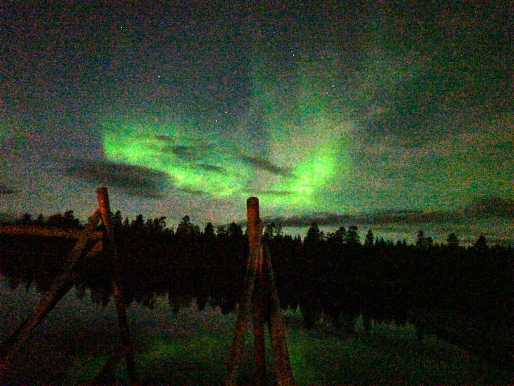 Northern lights in Finland