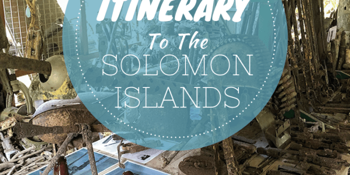 7 Day Itinerary to the Solomon Islands