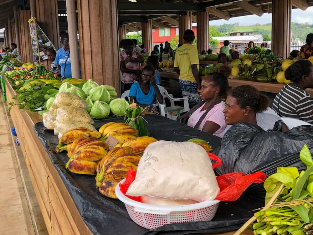 Brand new Gizo Market located in Gizo Solomon Islands