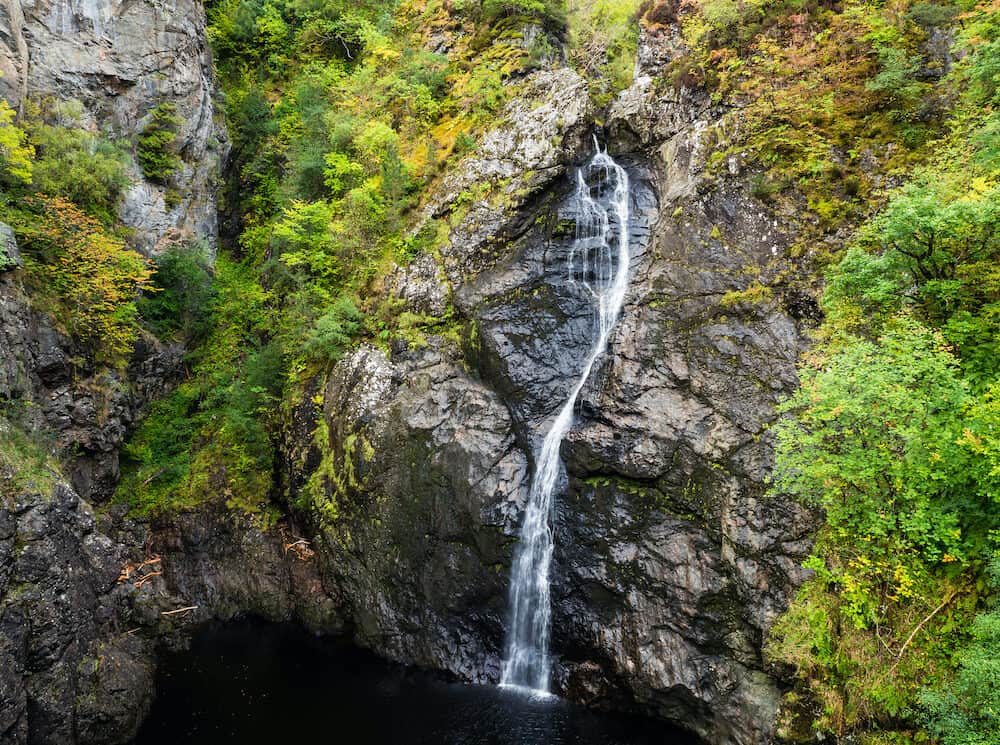 The Falls of Foyers near Inverness in the Highlands, Scotland