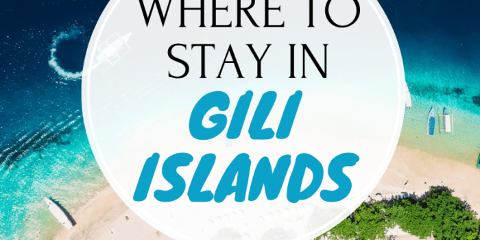 Where to stay in the Gili Islands