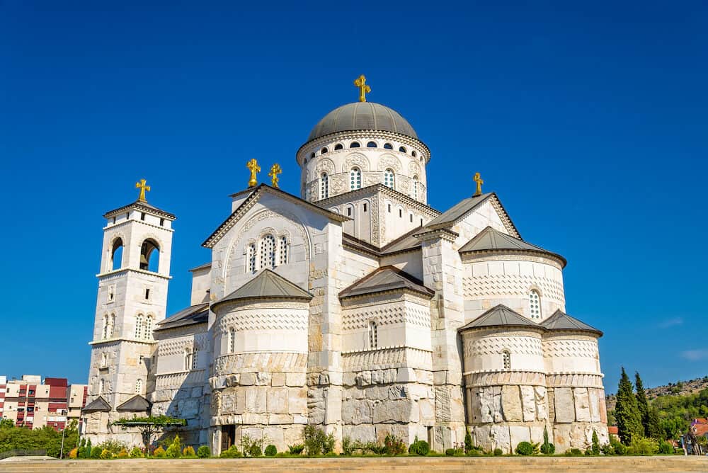 Cathedral of the Resurrection of Christ in Podgorica - Montenegro