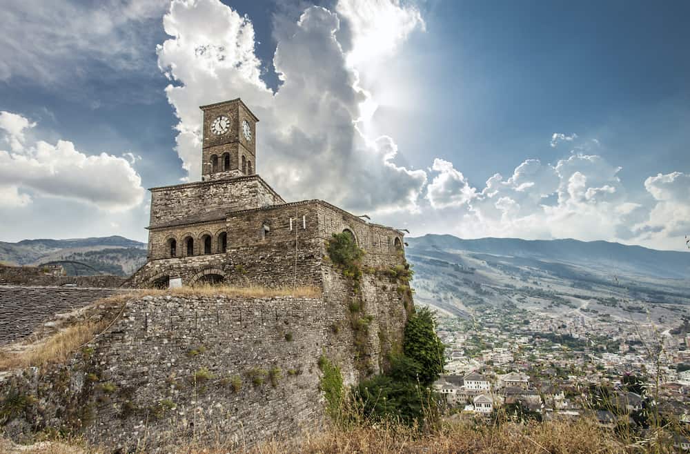 Gjirokastra Castle Albania unesco World heritage sightseeings