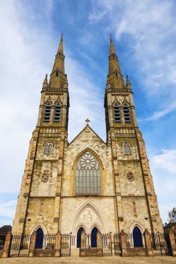 St. Peter's Cathedral in Belfast. Belfast Northern Ireland United Kingdom.