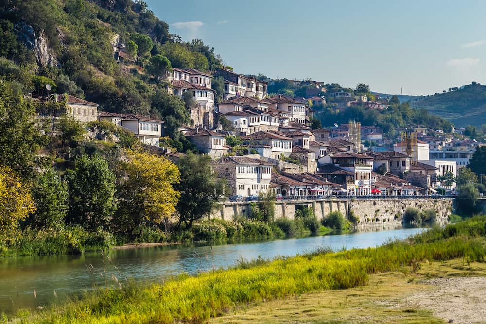 Berat City And Osum River - Berat, Albania, Europe