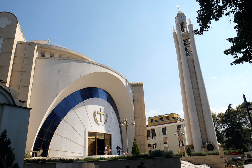 TIRANA, ALBANIA - Orthodox Cathedral of the Resurrection of Christ in Tirana, Albania