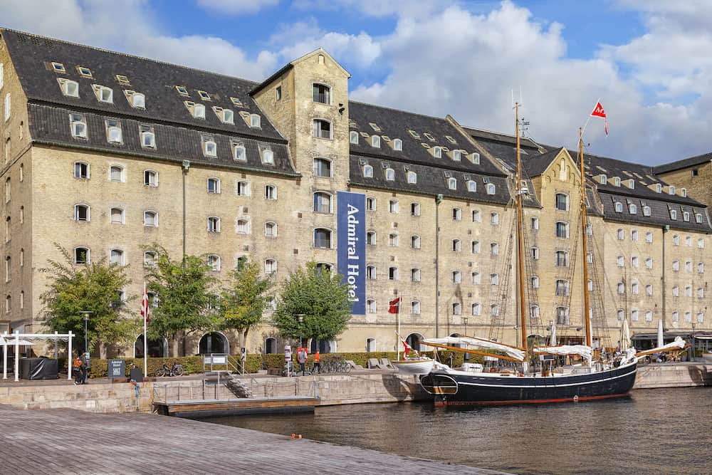 Copenhagen, Denmark - The Admiral Hotel, a waterside hotel near the city centre.