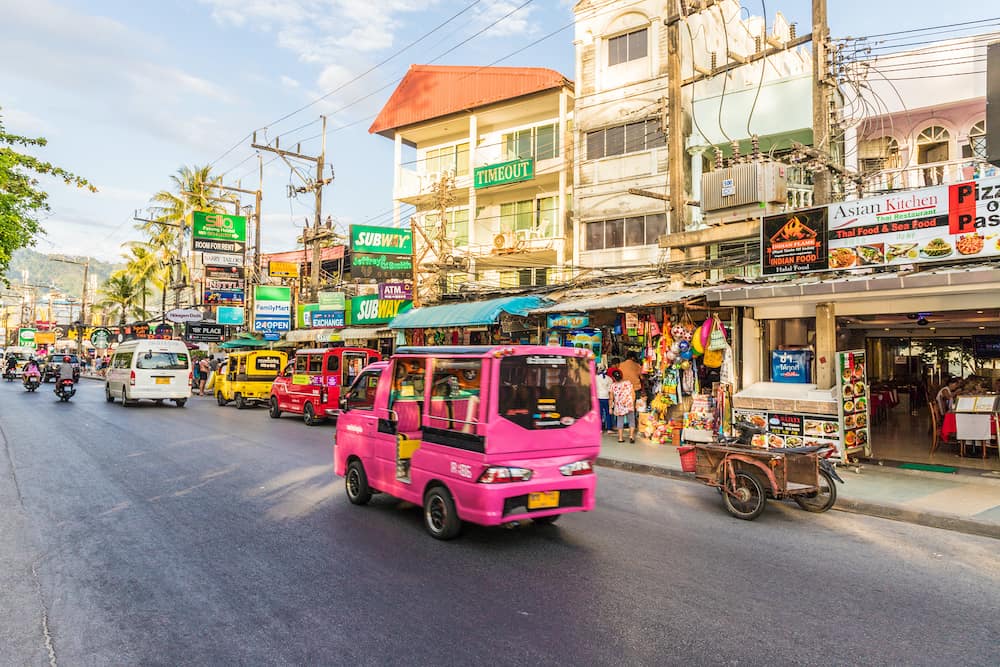  Patong Thailand. A scene in Patong Thailand