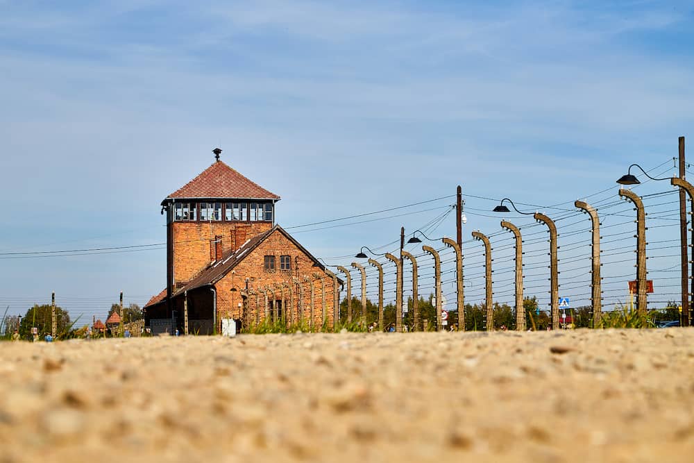 AUSCHWITZ, Poland - The biggest concentration camp Auschwitz in Europe during World War II