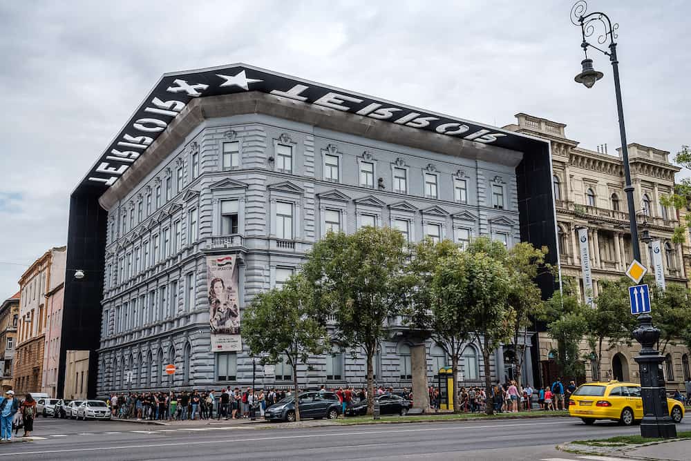 Budapest, Hungary - House of Terror Museum in Budapest. It is a museum located at Andrassy Street. It contains exhibits related to the fascist and communist regimes and the victims