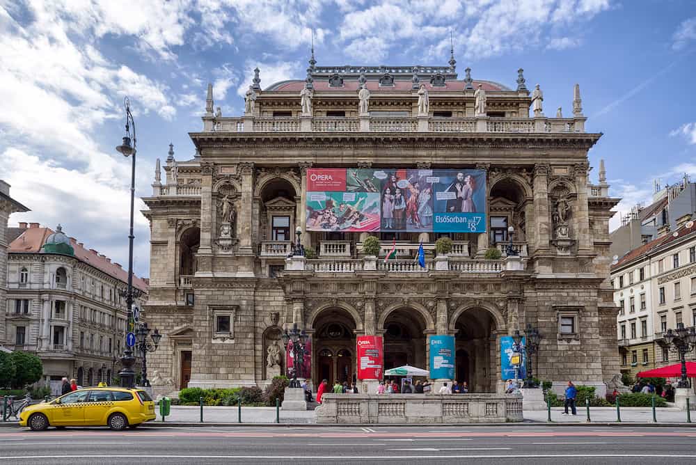 BUDAPEST HUNGARY - Hungarian state opera house in Budapest