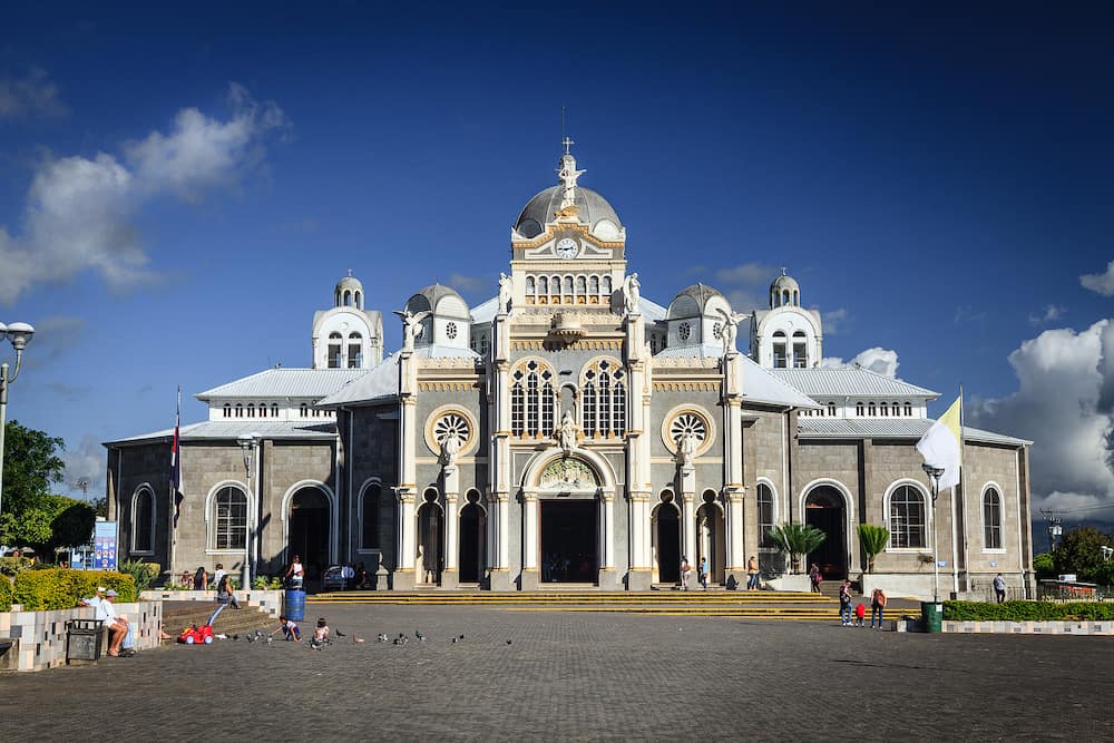 Cartago, Costa Rica - Basilica Nuestra Senora de Los Angeles in Cartago, Costa Rica is the most popular pilgrimage site in the country