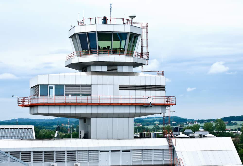 Airport Tower of Linz, capital city of Upper Austria